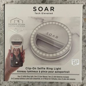Soar Clip-On Selfie Ring Light -NIB